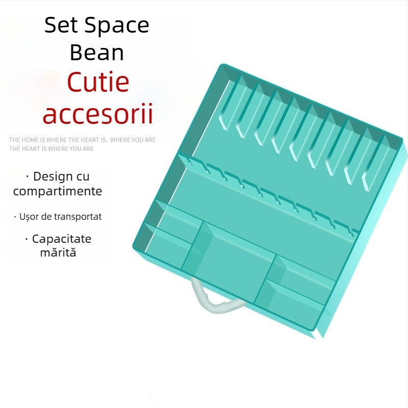 Set accesorii Space Beans pentru pescuit – cutie de depozitare portabilă, rezistentă la presiune, rezistentă la uzură, impermeabilă, material PP