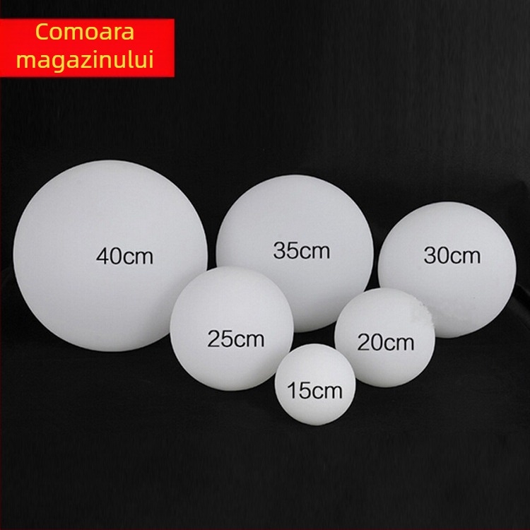 Abajur din sticlă lăptos-mat pentru lustre, sferic, accesoriu de lampă