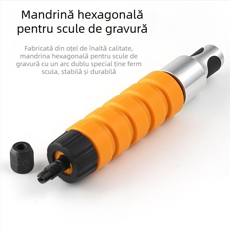 Set electric pentru tâmplărie și sculptură în rădăcini de lemn, cuțite și dalte pentru sculptură; include polizor de banc și polizor suspendat
