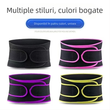 Curea de talie din plasă respirabilă, cu dublă compresie, pentru fitness și ridicare greutăți