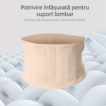 Centură de talie respirabilă cu design biomimetic, suprafață prietenoasă cu pielea, compresie abdominală și susținere a taliei