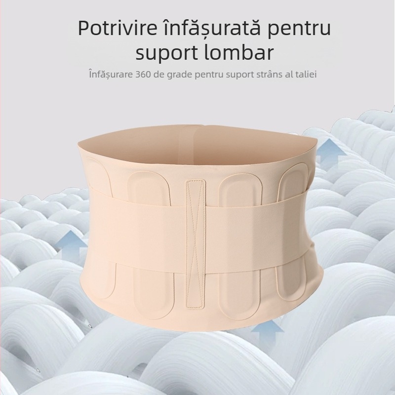 Centură de talie respirabilă cu design biomimetic, suprafață prietenoasă cu pielea, compresie abdominală și susținere a taliei