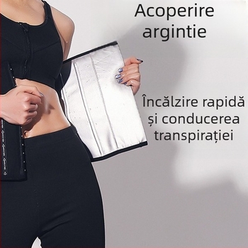 Corset talie pentru arderea grăsimilor, shapewear pentru fitness, bandă abdominală postpartum cu cataramă, utilizare în aer liber