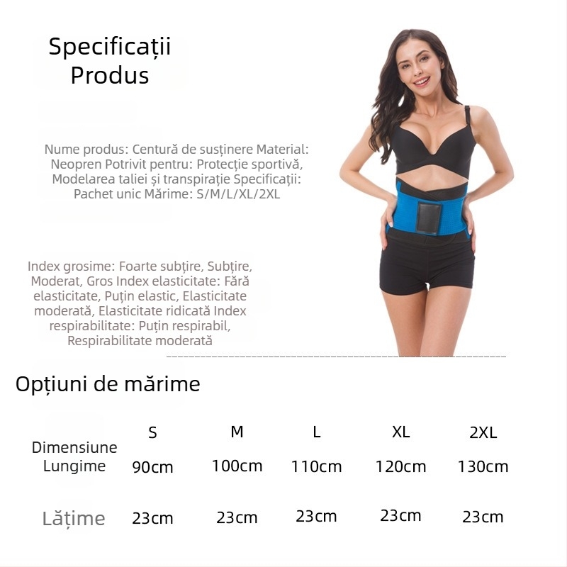 Bandă de talie pentru fitness cu susținere prin compresie pentru toate anotimpurile, corset rezistent la transpirație, bandă postnatală pentru abdomen, protecție talie SBR