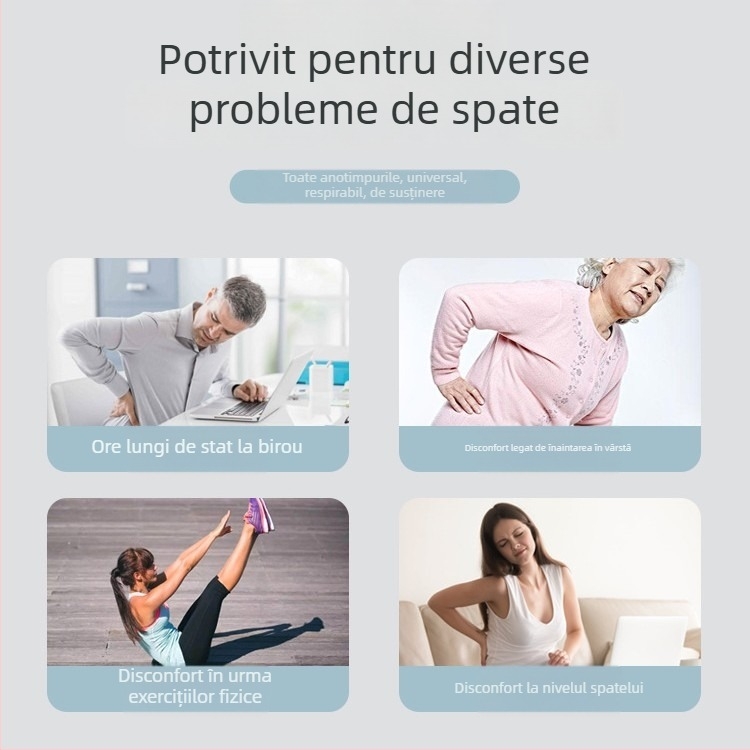 Centură lombară respirabilă cu protecție abdominală pentru susținerea spatelui, pentru sport
