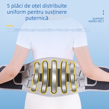 Centură de susținere lombară, unisex, pentru sport, foarte lată, sprijină abdomenul și protejează împotriva frigului