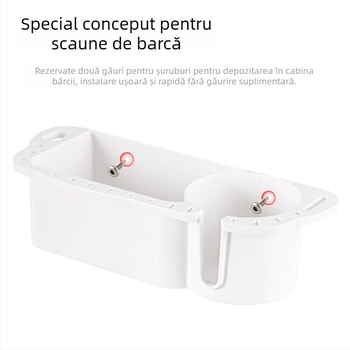 Organizator de echipamente pentru pescuit la iaht: husă de depozitare și cutie de unelte