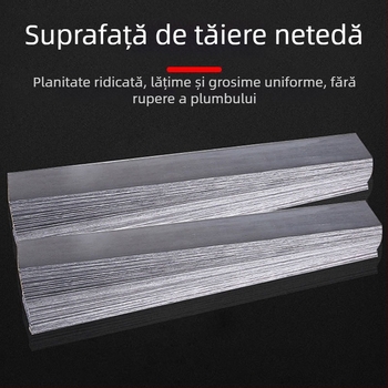 Set de benzi din plumb pentru pescuit – foi subțiri, moi, în role