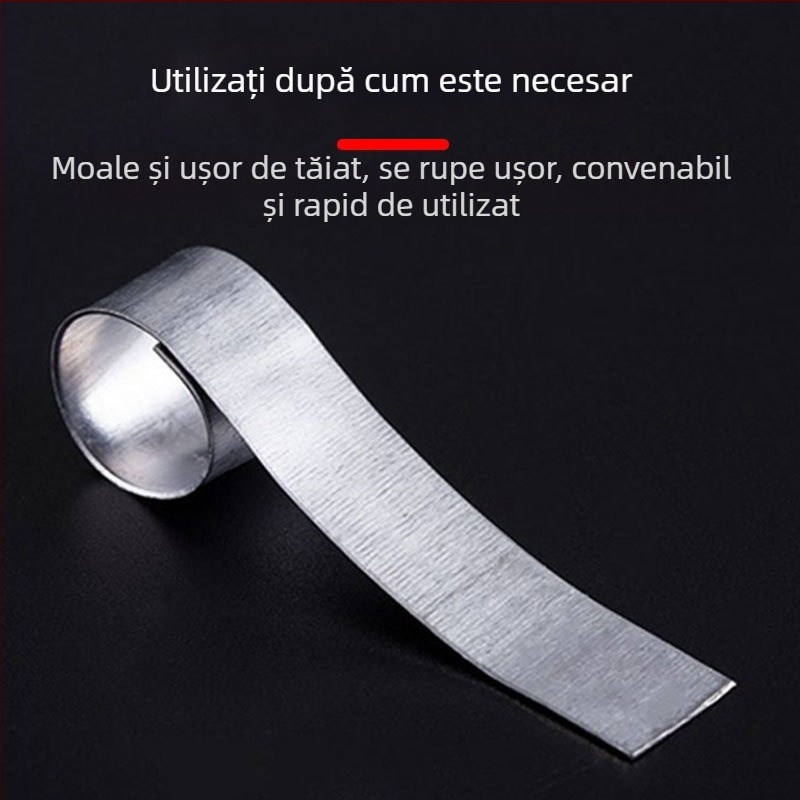 Set de benzi din plumb pentru pescuit – foi subțiri, moi, în role