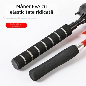 Lingură extensibilă pentru aruncarea momelii la pescuit, cap mare, pentru undiță