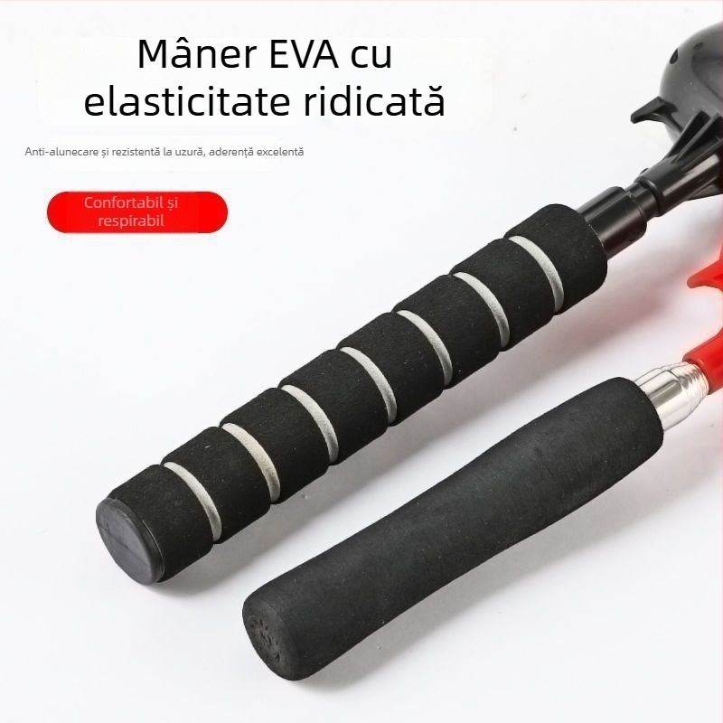 Lingură extensibilă pentru aruncarea momelii la pescuit, cap mare, pentru undiță