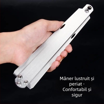 Cuțit pliabil din oțel inoxidabil pentru iarbă acvatică la pescuit