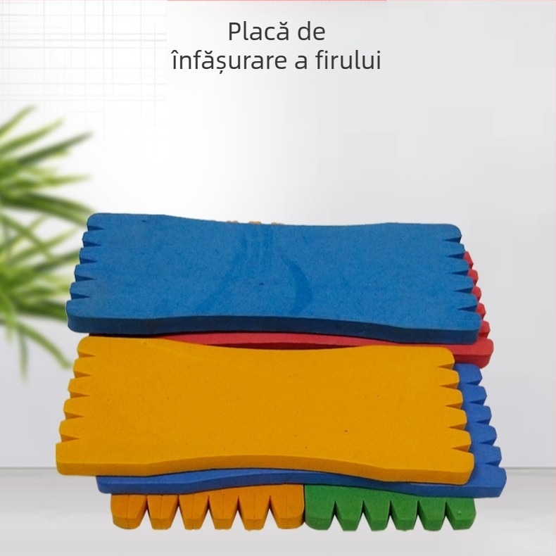 Placă din spumă pentru înfășurarea liniei, accesorii de pescuit și cârlige