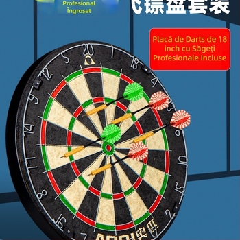 Set de darts interior pentru uz casnic și profesionist - țintă de darts interactivă din cupru pur