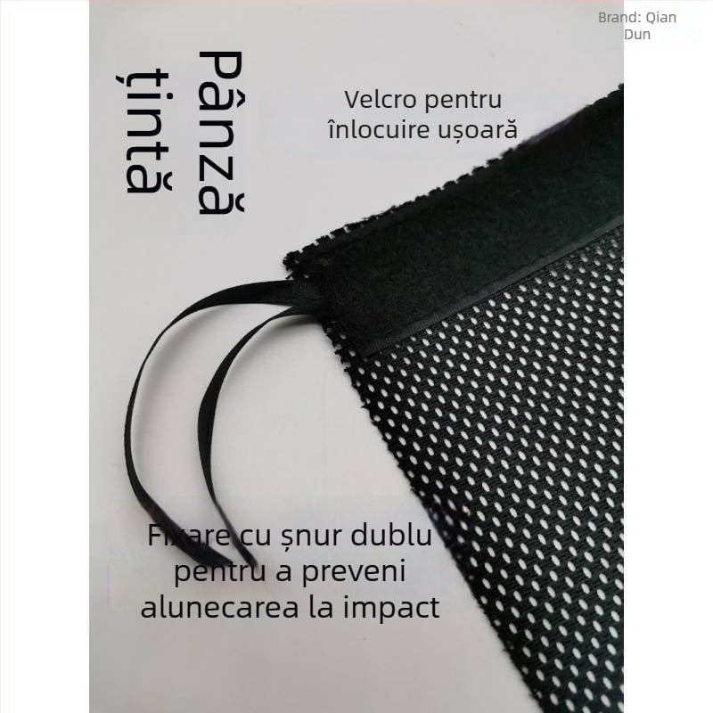 Cutie țintă din țesătură pentru practică cu praștia, competiții în aer liber, cu ramă din oțel inoxidabil întărită