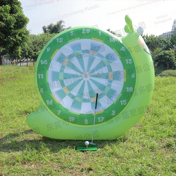 Fudosheng Țintă de darts gonflabilă cu suport, pentru exterior, din PVC, în formă de melc