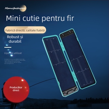 Cutie mică pentru fir de pescuit și cârlige – organizare compactă