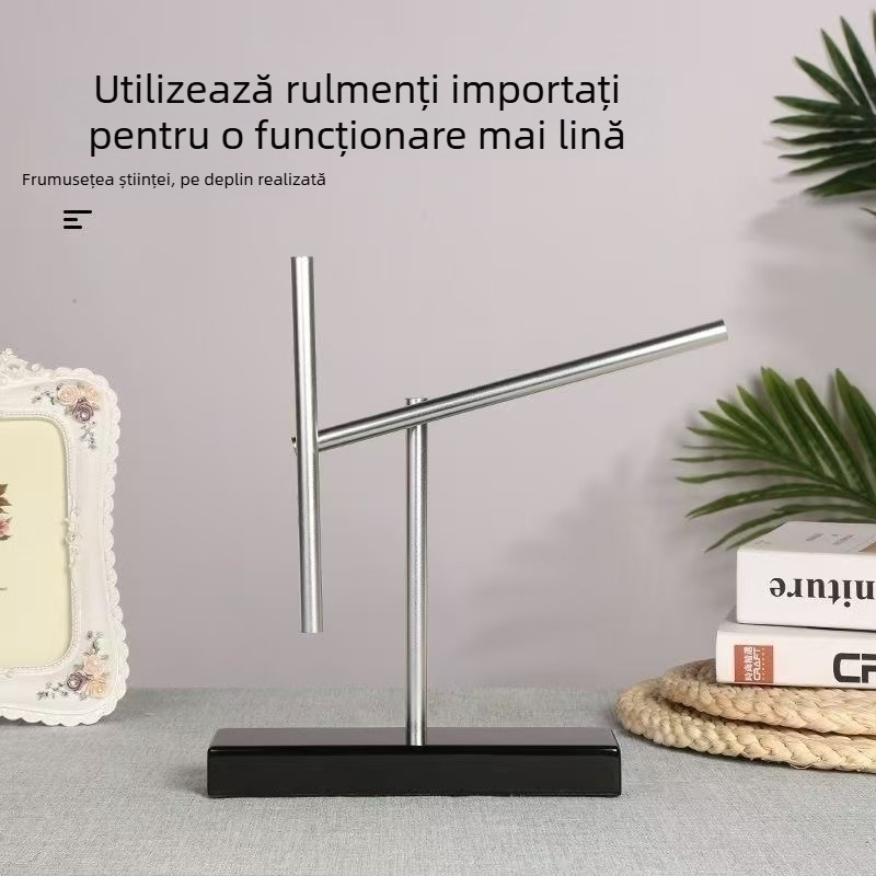 Pendul haotic cu mișcare perpetuă — decor minimalist pentru casă, cadou de lux