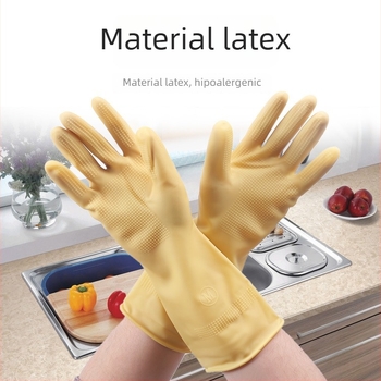 Mănuși din latex pentru bucătărie, robuste, rezistente la acizi și alcalii, pentru uz casnic