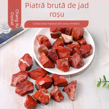 Piatră brută naturală roșie Jasper, difuzor pentru aromă, decor din cristal pentru casă, granule mari pentru amenajări peisagistice