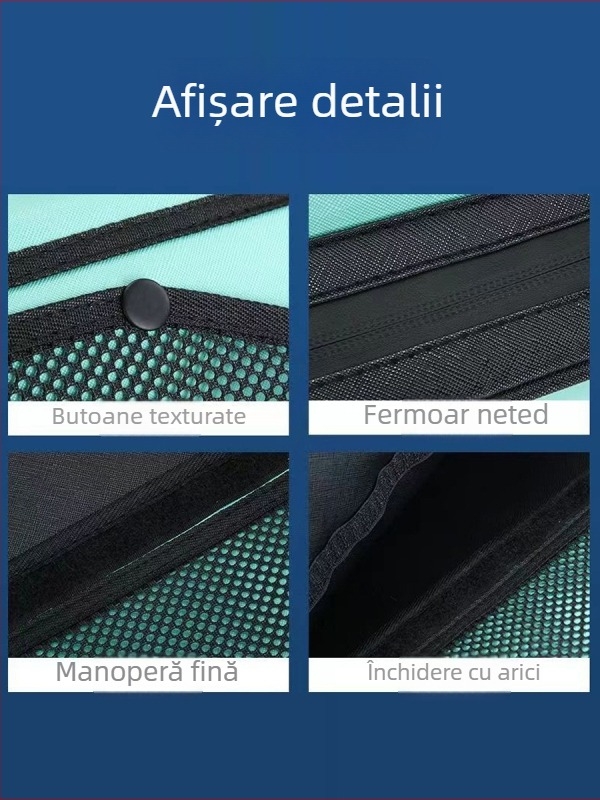 Perneu din piele pentru scaunul cutiei de pescuit, cu buzunar lateral de depozitare și multiple compartimente