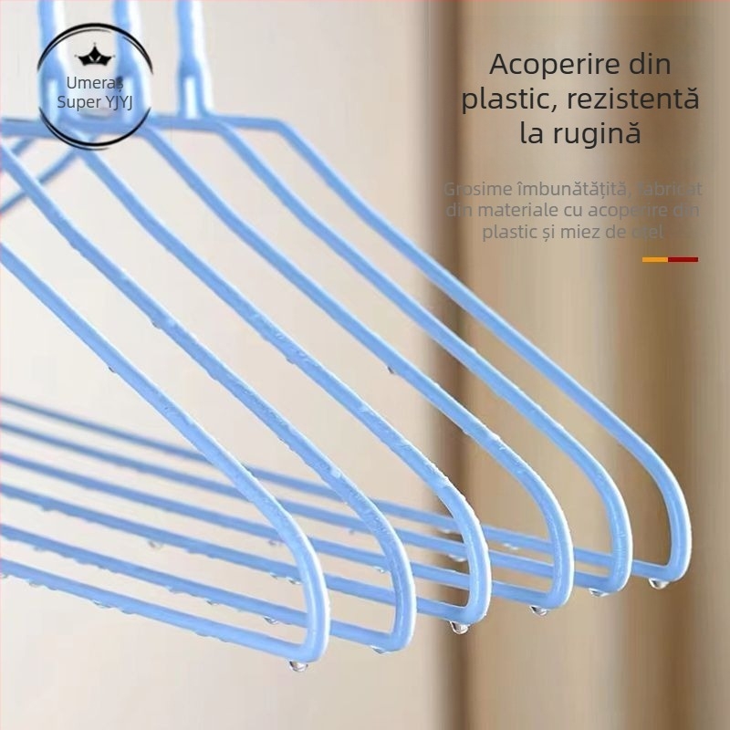 Uscător de haine cu suprafață antiderapantă, acoperire din plastic, consolidat și îngroșat, pentru cămine studențești și uz casnic