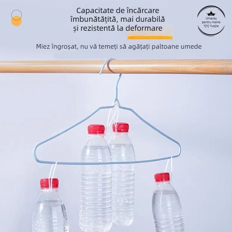 Uscător de haine cu suprafață antiderapantă, acoperire din plastic, consolidat și îngroșat, pentru cămine studențești și uz casnic