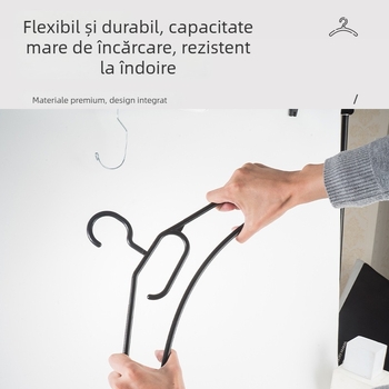 Cuier anti-alunecare, fără urme, pentru uz casnic; pentru hainele adulților, bărbați, femei și copii