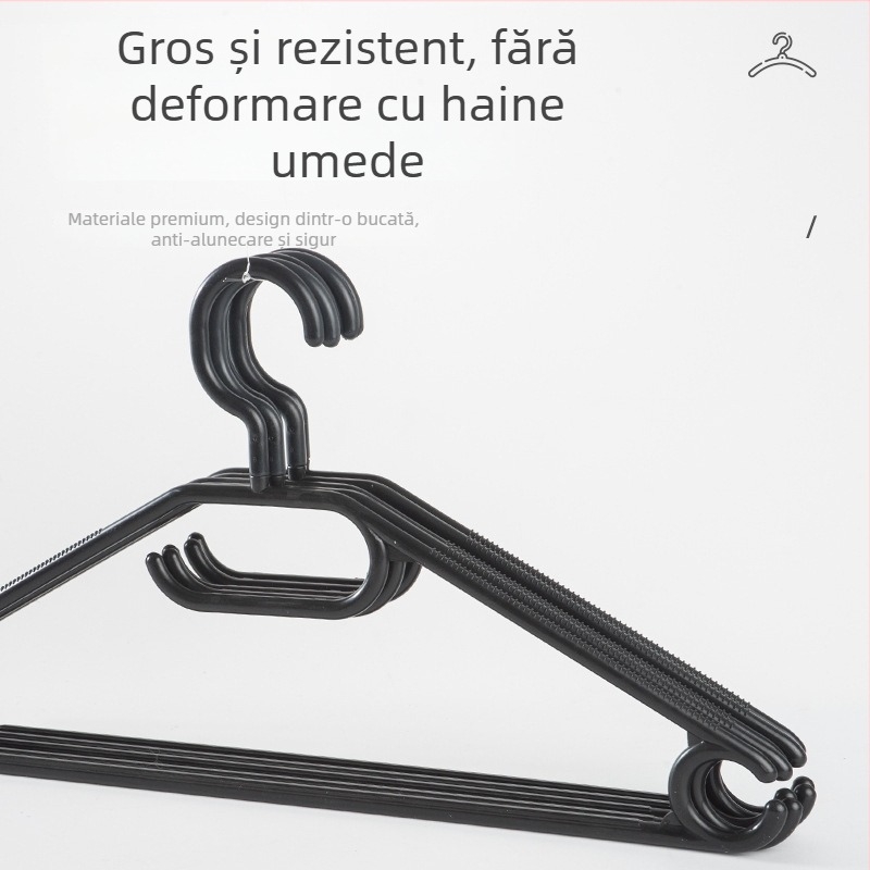 Cuier anti-alunecare, fără urme, pentru uz casnic; pentru hainele adulților, bărbați, femei și copii