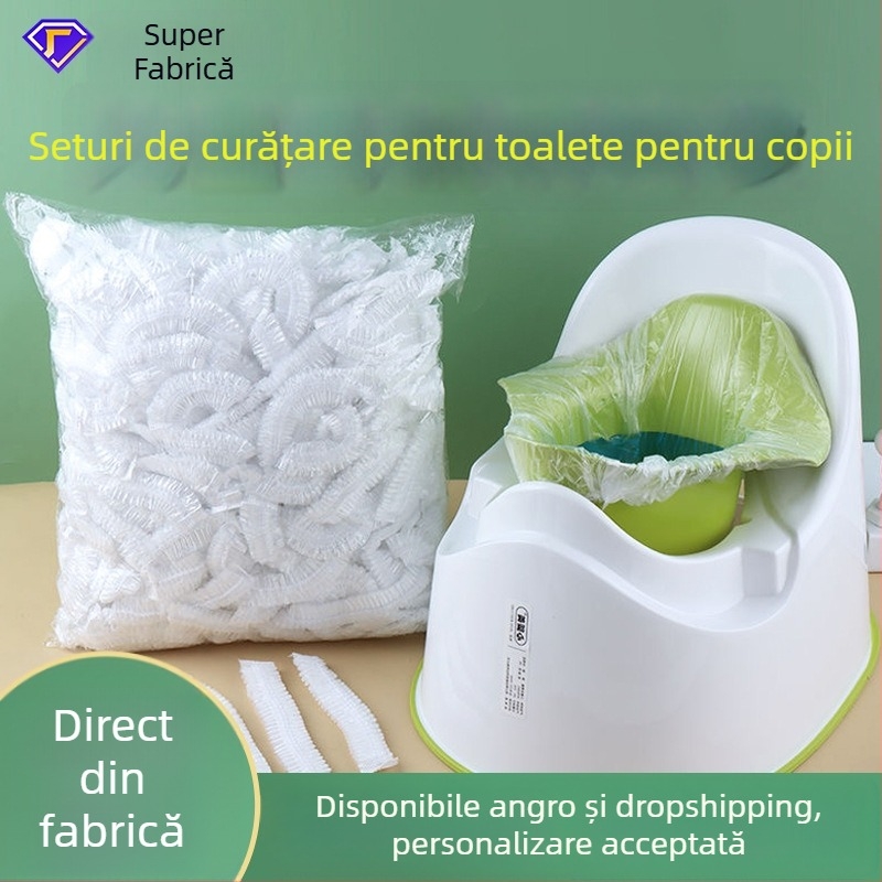Saci de unică folosință pentru olița copiilor, saci din plastic pentru gunoiul de la toaletă, saci pentru fecale
