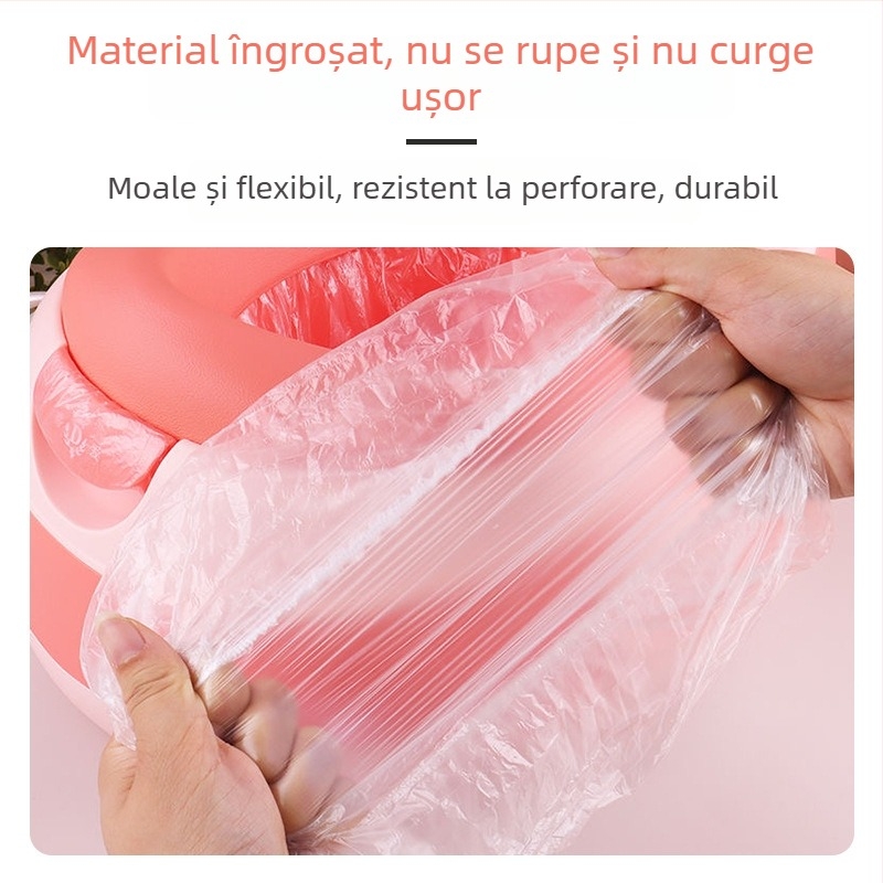 Saci de unică folosință pentru olița copiilor, saci din plastic pentru gunoiul de la toaletă, saci pentru fecale