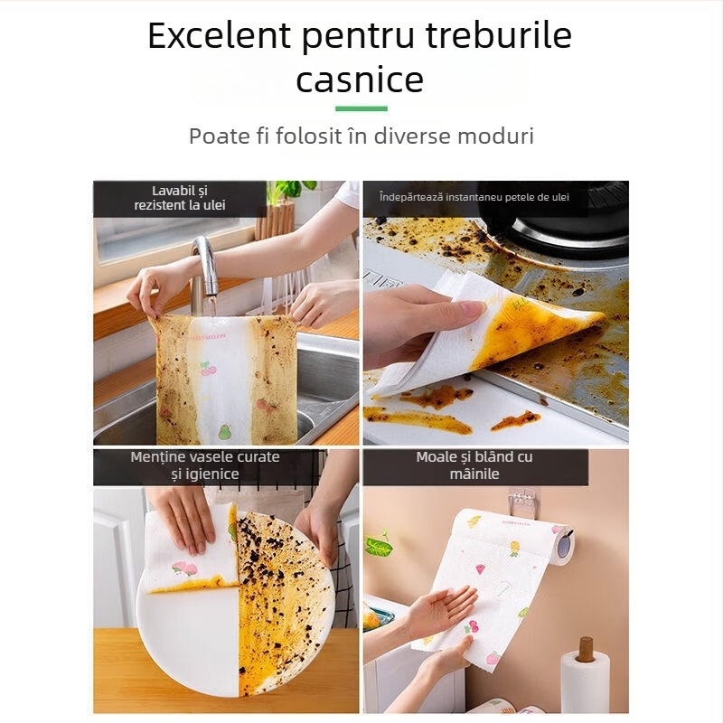 Cârpe de bucătărie pentru uz umed și uscat, absorbante, rezistente la grăsimi