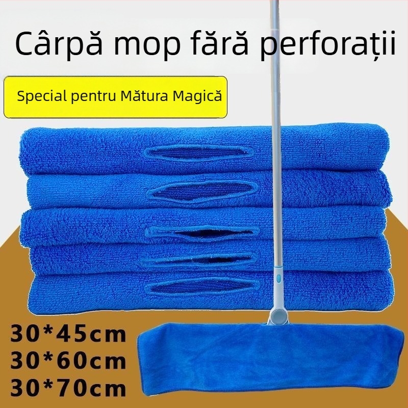 Prosop din microfibră pentru podea, cârpă de curățenie cu dublă funcție