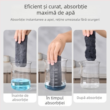 Cârpă de curățare din poliester pentru bucătărie — multifuncțională, absorbentă la apă și la ulei