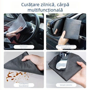 Cârpă magică pentru curățarea geamurilor, îngroșată, fără urme, fără pete de apă, microfibră absorbentă, pentru oglinzi