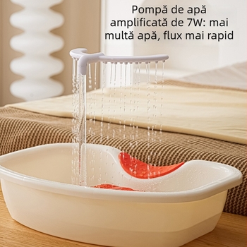 Bazin cu circulație a apei în formă de U pentru cap – pentru uz casnic, bazin de spălat păr în poziție plată, îngrijire a părului cu medicină tradițională chineză, încălzire, temperatură constantă