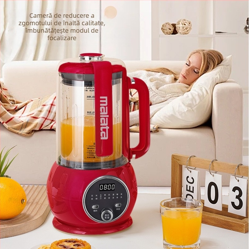 Blender pentru lapte de soia, vas placat cu titan, antiaderent, bază anti-ars, 3–5 porții, complet automat, multifuncțional pentru uz casnic