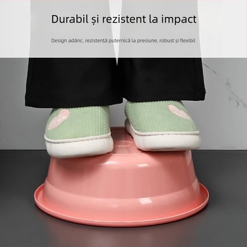 Vas de spălat din plastic îngroșat, disponibil în dimensiuni mari, medii și mici, pentru uz casnic; bazin multifuncțional pentru spălat haine, spălat picioare și îngrijire a bebelușilor