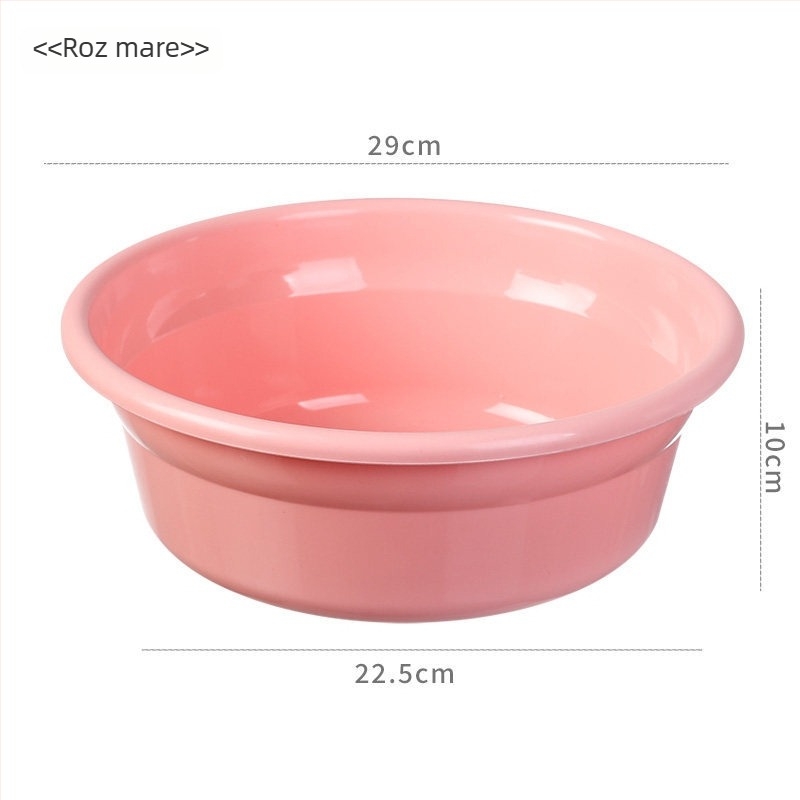 Vas de spălat din plastic îngroșat, disponibil în dimensiuni mari, medii și mici, pentru uz casnic; bazin multifuncțional pentru spălat haine, spălat picioare și îngrijire a bebelușilor