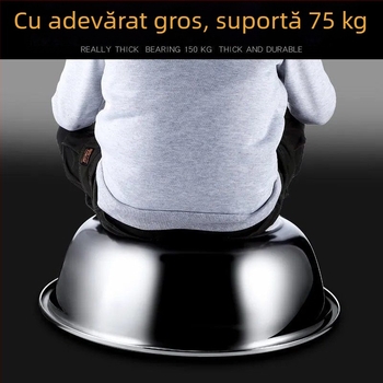 Wow Custom bazin din oțel inoxidabil, mare dimensiune, pentru spălat legume, supă, bucătărie, restaurant, uz casnic