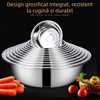Wow Custom bazin din oțel inoxidabil, mare dimensiune, pentru spălat legume, supă, bucătărie, restaurant, uz casnic