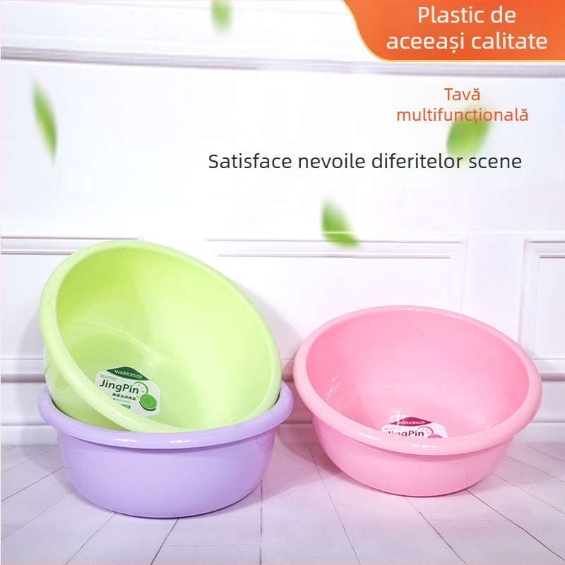 Vas de plastic îmbunătățit pentru uz casnic; vas portabil pentru spălat bebeluși; bazin pentru spălat picioare în cămin; personalizabil