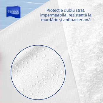Protecție de unică folosință pentru capacul toaletei cu acoperire completă, pentru maternitate, călătorii, protecție impermeabilă a toaletei