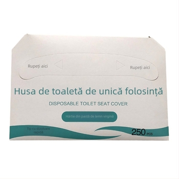 Capace pentru scaunul de toaletă, aspect lemnos, pentru spații publice, protecție igienică