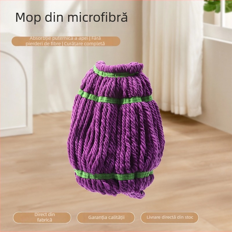Mop cu cap rotativ și stoarcere automată pentru uz casnic
