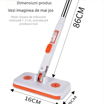 2026 Model nou: mop multifuncțional automat, mini, cu clips pentru cârpă