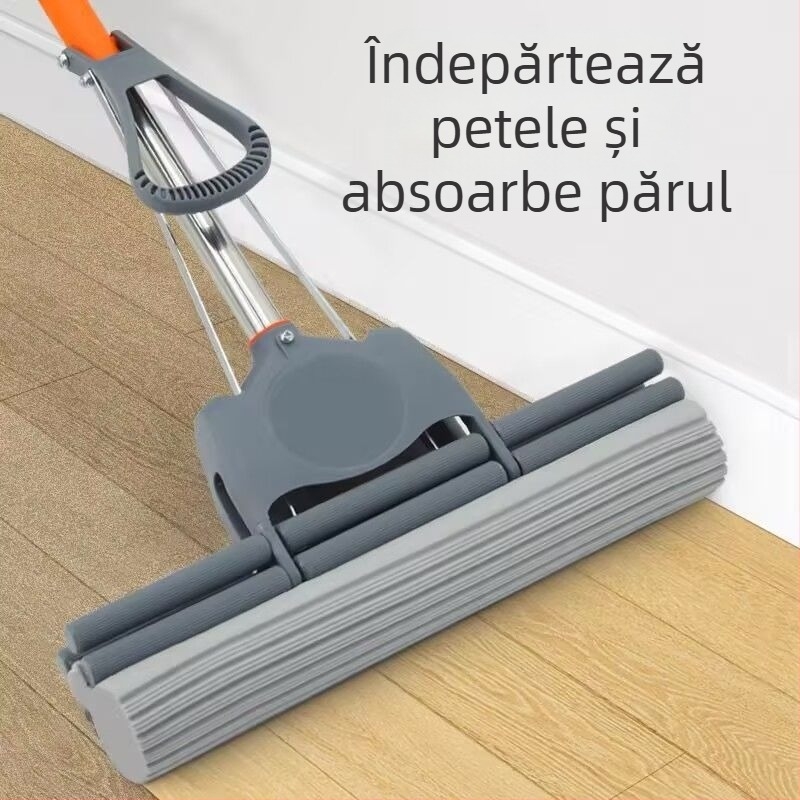 Mop cu burete mare, 60 cm, mop casnic absorbant din PVA, 2025 nou model, cap 43 cm