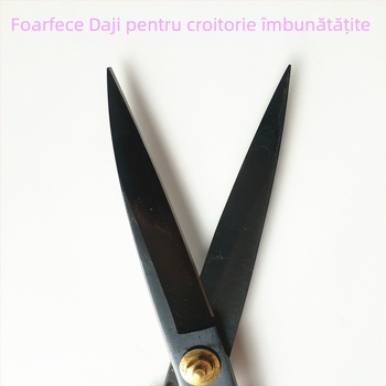 Daji Foarfecă croitorească pentru croitori stângaci – pentru haine și piele, tăiere țesături, uz casnic, mare, profesională