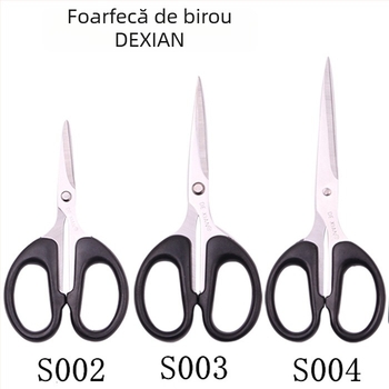 Foarfece din oțel inoxidabil pentru elevi – foarfece multifuncționale pentru birou, casă, artă și tăierea hârtiei