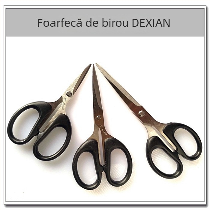 Foarfece din oțel inoxidabil pentru elevi – foarfece multifuncționale pentru birou, casă, artă și tăierea hârtiei
